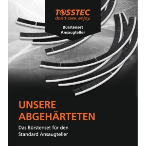Titelblatt für das TOSSTEC Bürsten-Set Ansaugteller