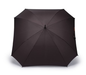 TOSSTEC Regenschirm schwarz aufgespannt von oben