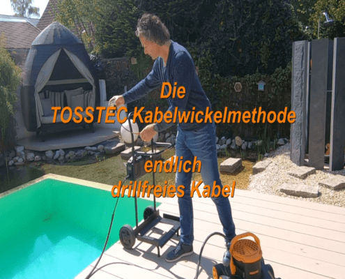 Die TOSSTEC Kabelwickelmethode für drillfreies Kabel
