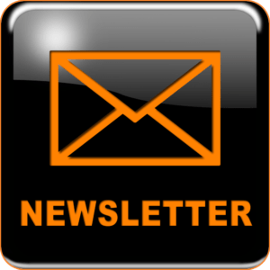 TOSSTEC Newsletter Icon schwarz/orange